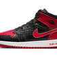 Air Jordan 1 Mid Bred Text