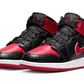 Air Jordan 1 Mid Bred Text (DM9650-001) - 36 EU - 4Y US - Red | SOSUKICKS