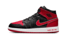 Air Jordan 1 Mid Bred Text