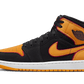 Air Jordan 1 Mid Fat Tongue Black Orange