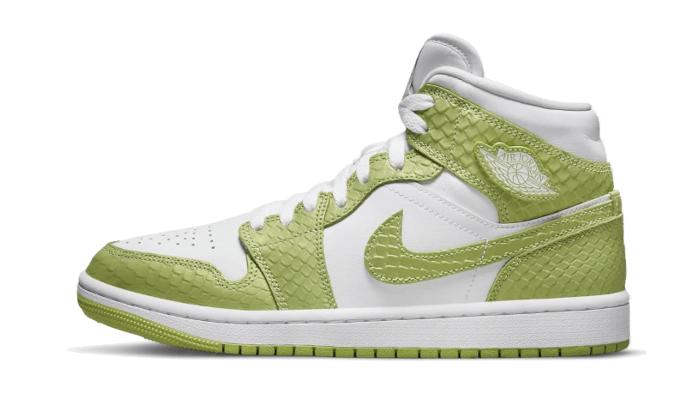Air Jordan 1 Mid Green Python (DV2959-113) - EU 35.5–44.5 - Green | SOSUKICKS