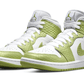 Air Jordan 1 Mid Green Python