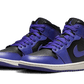 Air Jordan 1 Mid Purple Black