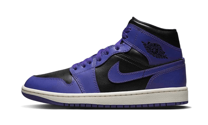 Air Jordan 1 Mid Purple Black (BQ6472-051) - EU 35.5–44.5 - Black | SOSUKICKS