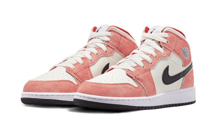 Air Jordan 1 Mid SE Orange Suede (DV1336-800) - 36 EU - 4Y US - Orange | SOSUKICKS