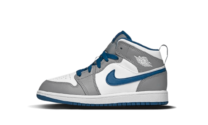 Air Jordan 1 Mid True Blue Copii (PS) (DQ8424-014) - EU 27.5–35 - Blue | SOSUKICKS