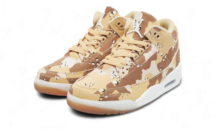 Air Jordan 3 Retro WNBA Desert Camo (HM4301-200) - 36 EU - 4Y US - Brown | SOSUKICKS