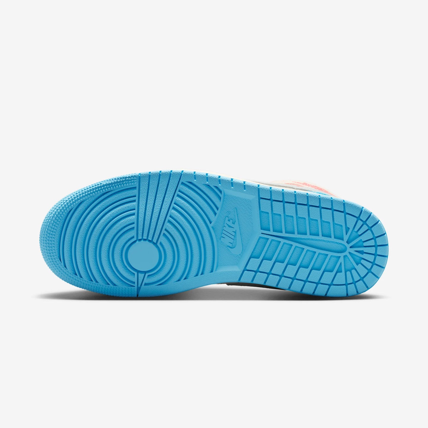 Jordan 1 Mid Sail Hot Lava Blue Chill (Women's)