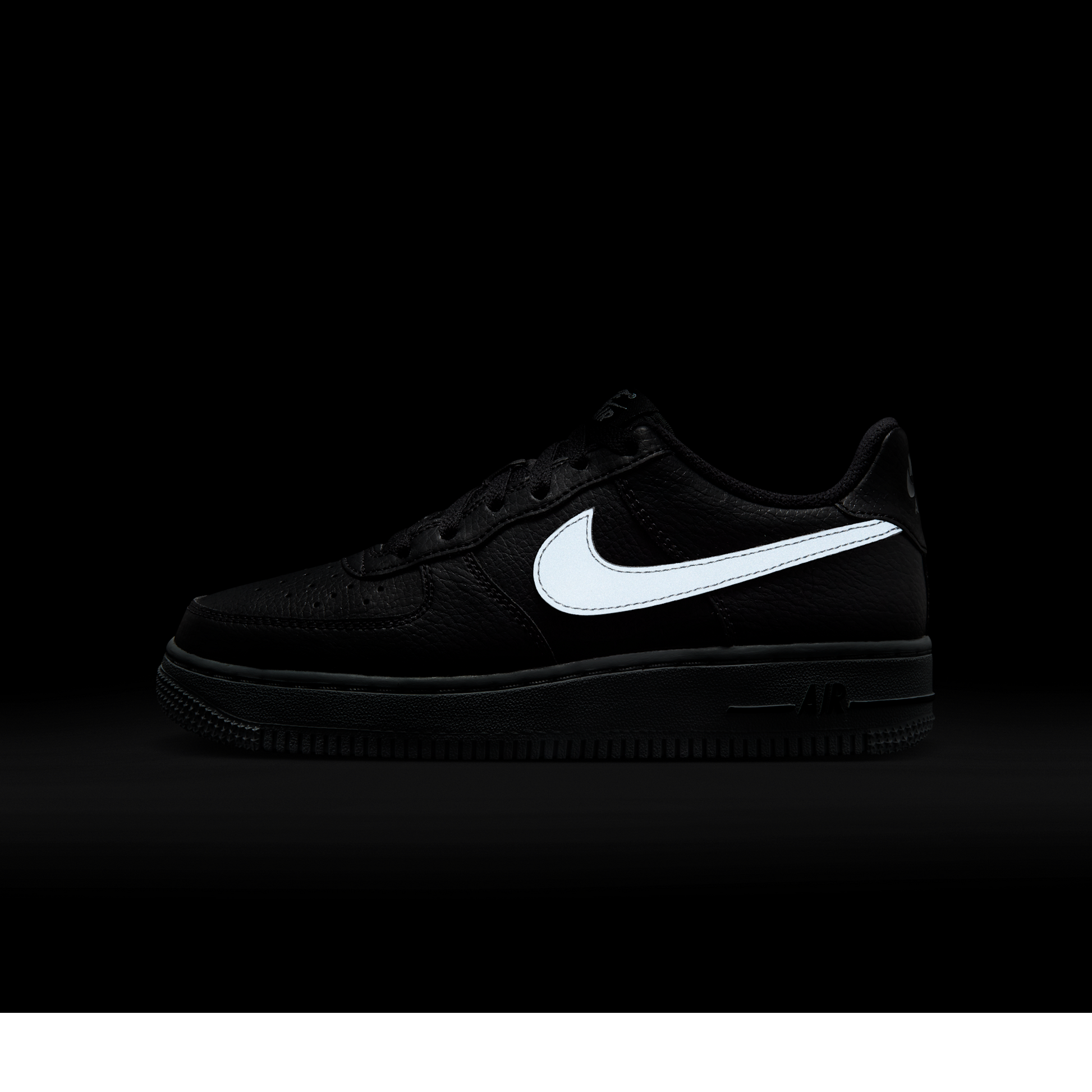 Nike Air Force 1 Low Black Wolf Grey (GS)