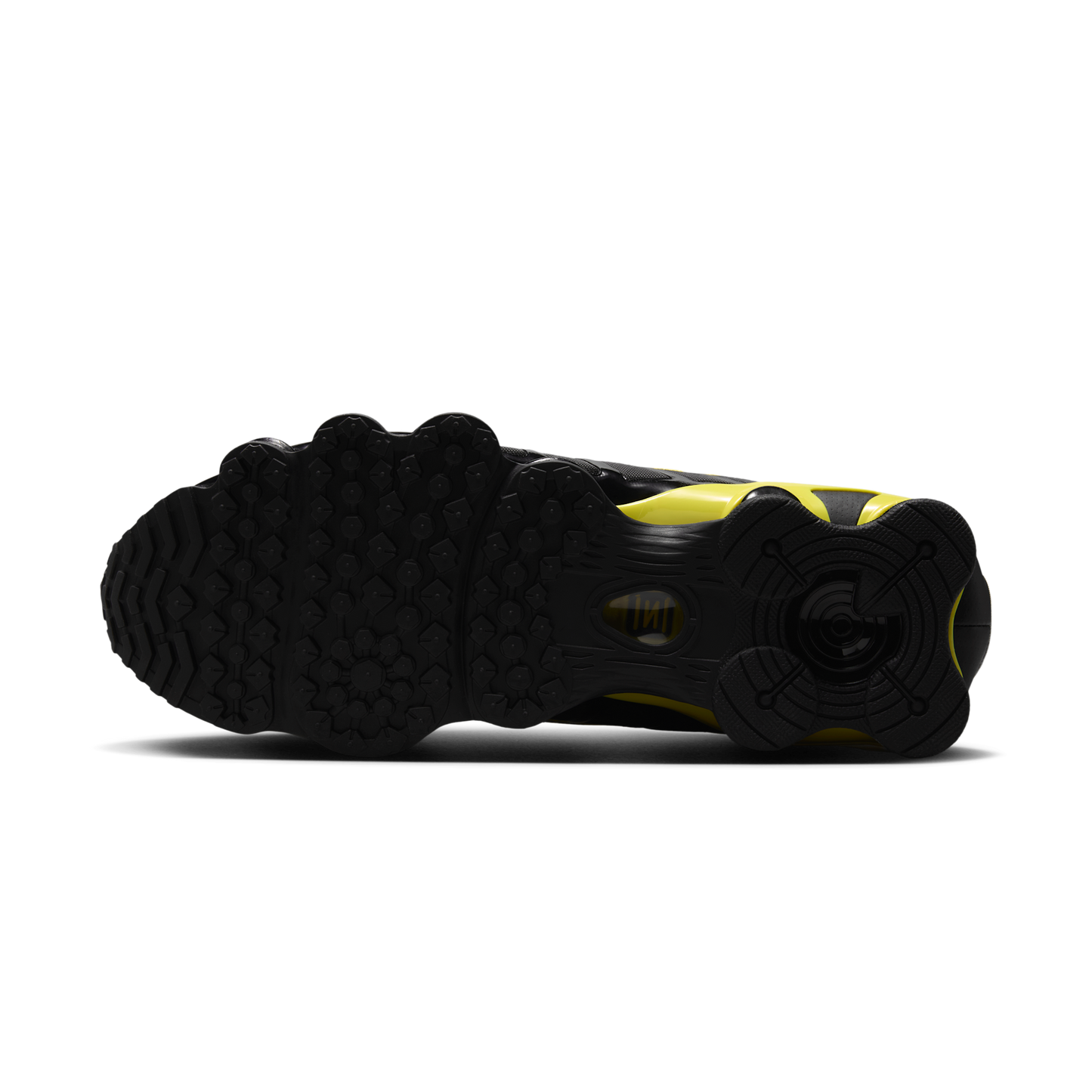 Nike Shox TL Black Dynamic Yellow Metallic Silver
