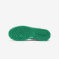 Jordan 1 Low White Lucky Green Tumbled Leather (GS)