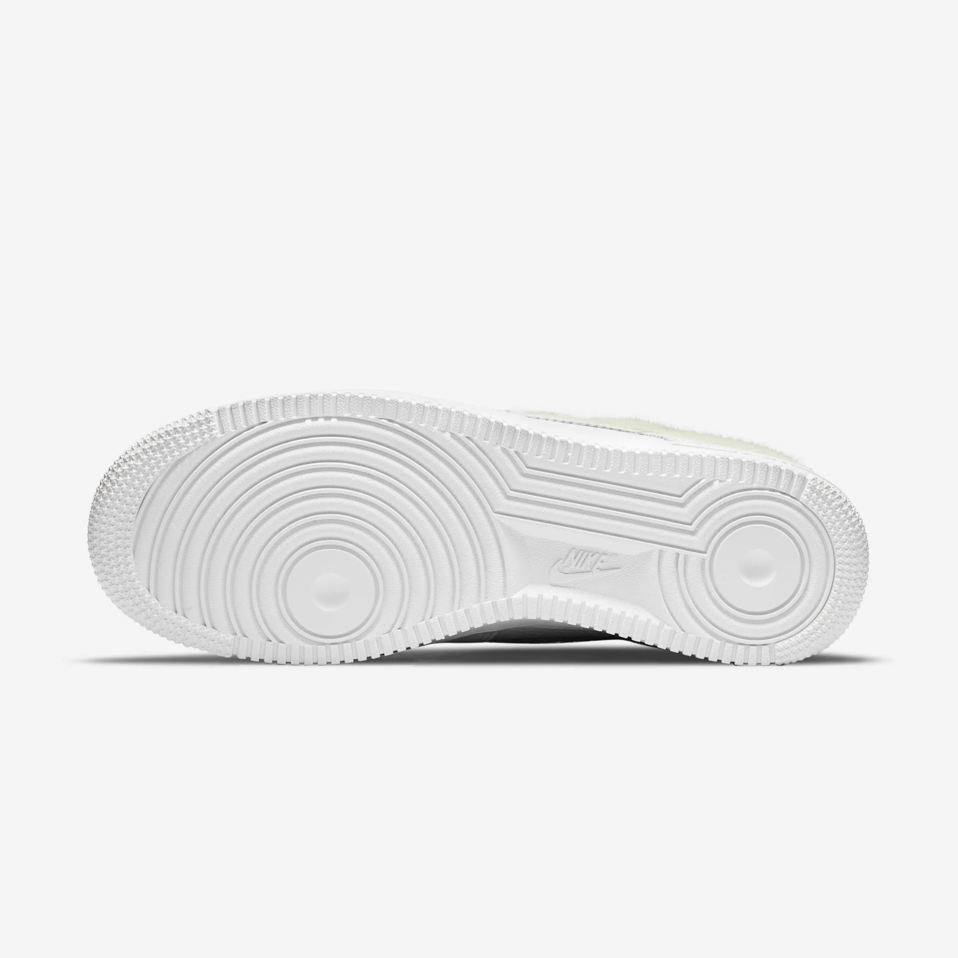 Nike Air Force 1 Low White Pony Hair Heel