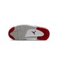 Jordan 4 RM White Black Neutral Grey Varsity Red (GS)