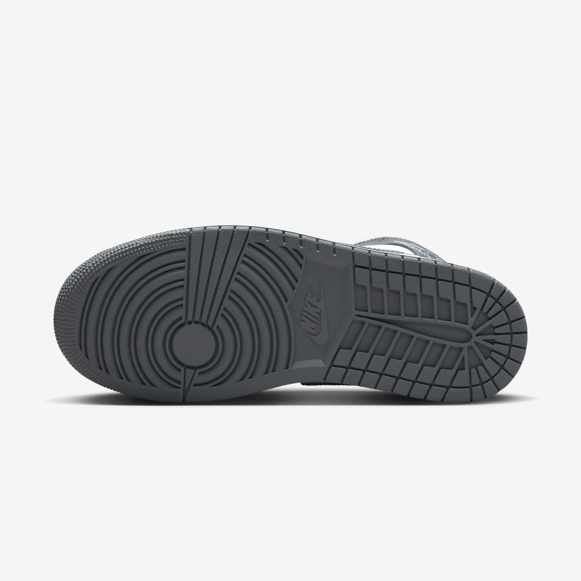 Jordan 1 Mid White Smoke Grey (Women's)