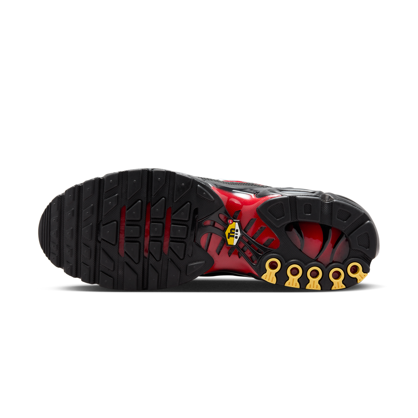 Nike Air Max Plus Black University Red Metallic Silver
