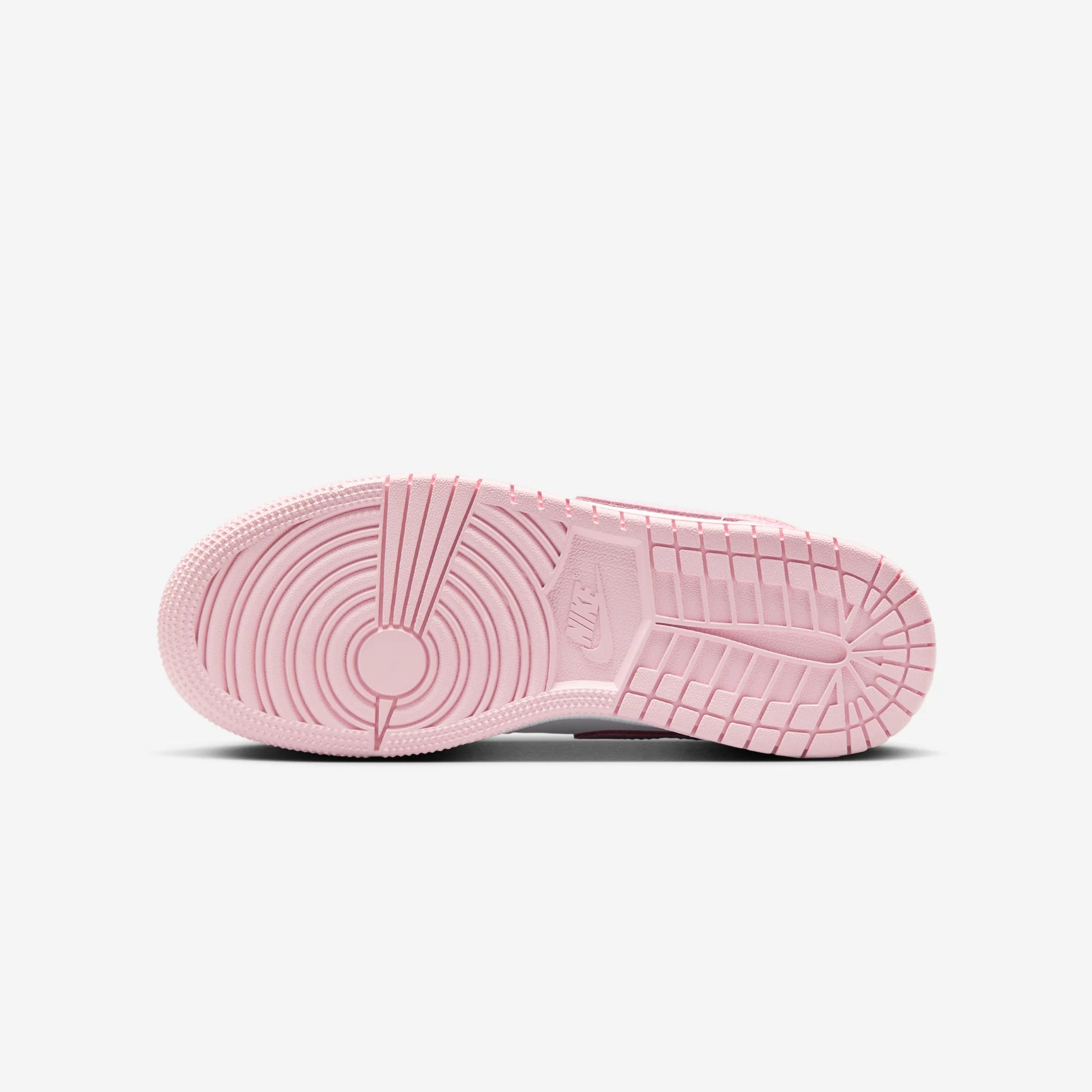 Jordan 1 Mid Pink Foam Fire Red (GS)