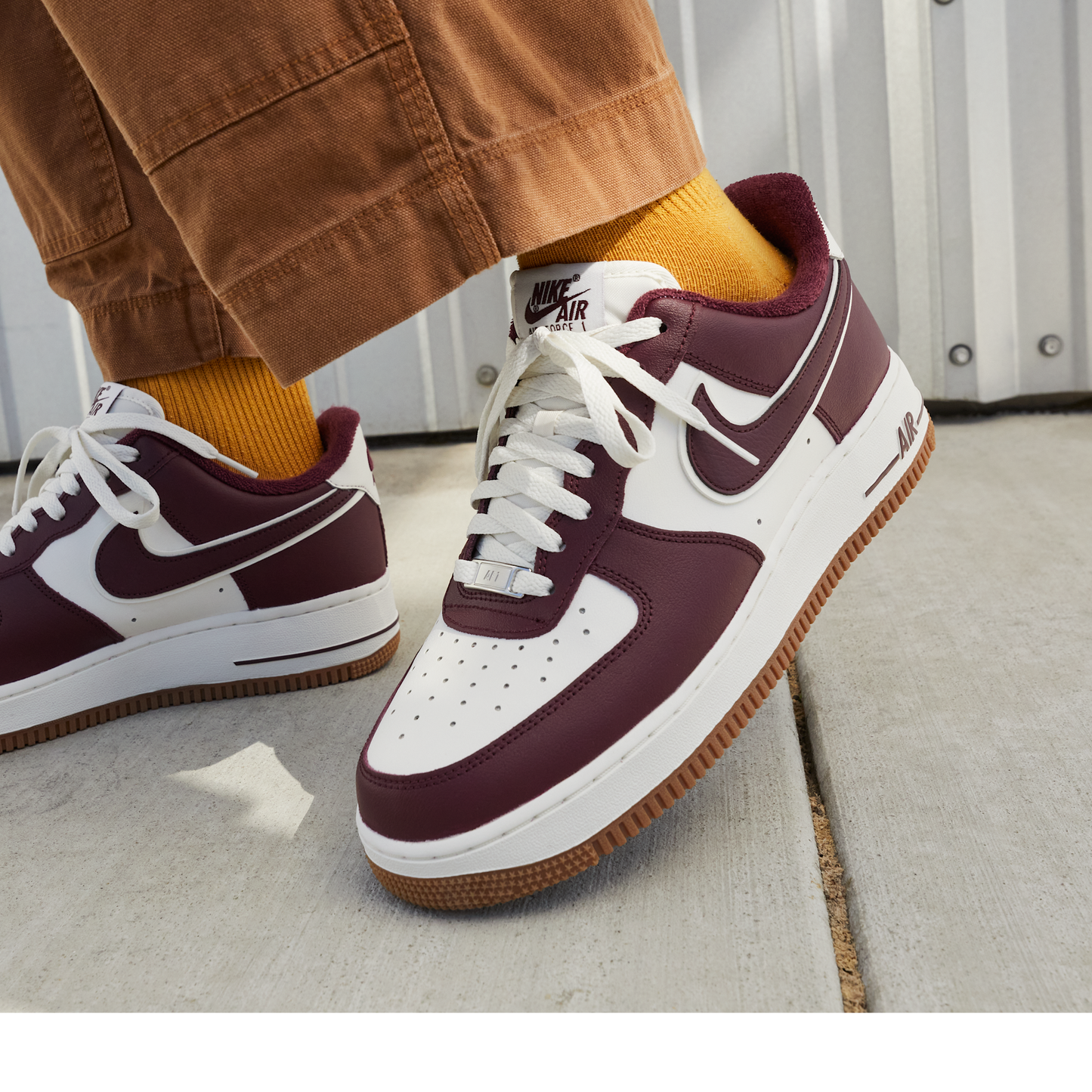 Nike Air Force 1 Low College Pack Night Maroon