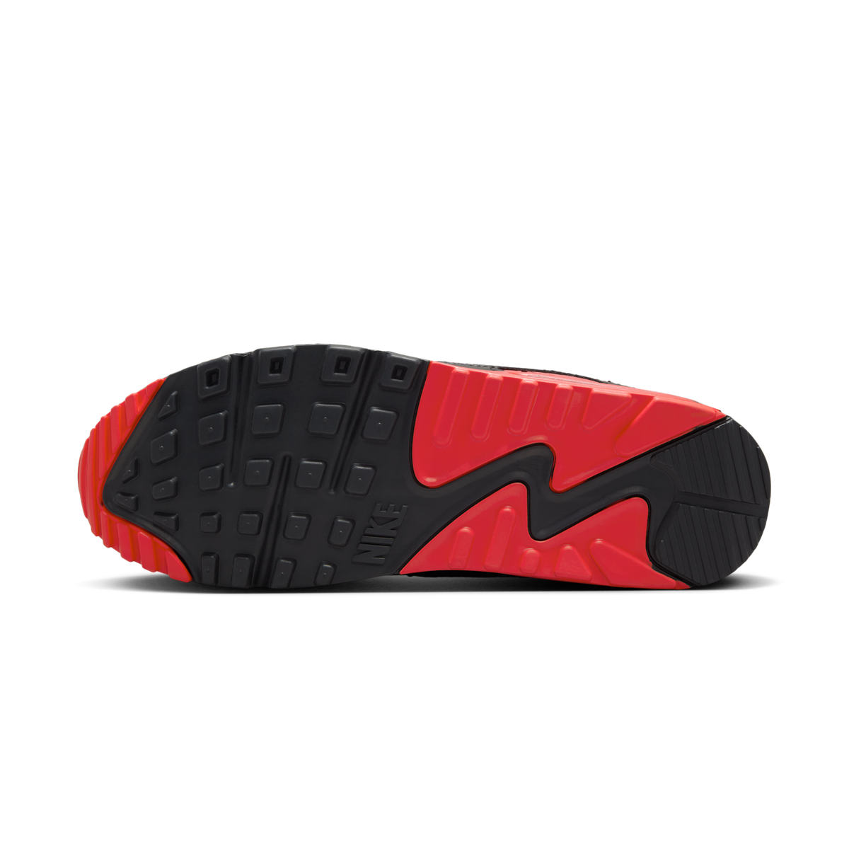 Nike Air Max 90 Smoke Grey Fire Red
