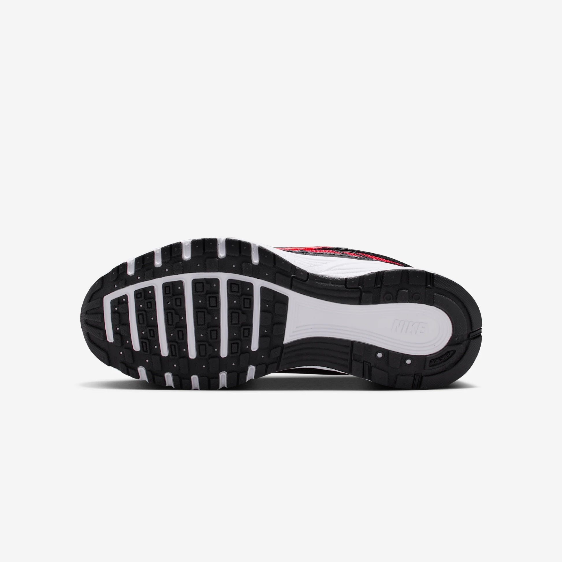 Nike P-6000 University Red Metallic Silver Dark Smoke Grey Black (GS)