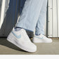 Nike Air Force 1 Low White Light Armory Blue Mini Swoosh (Women's)