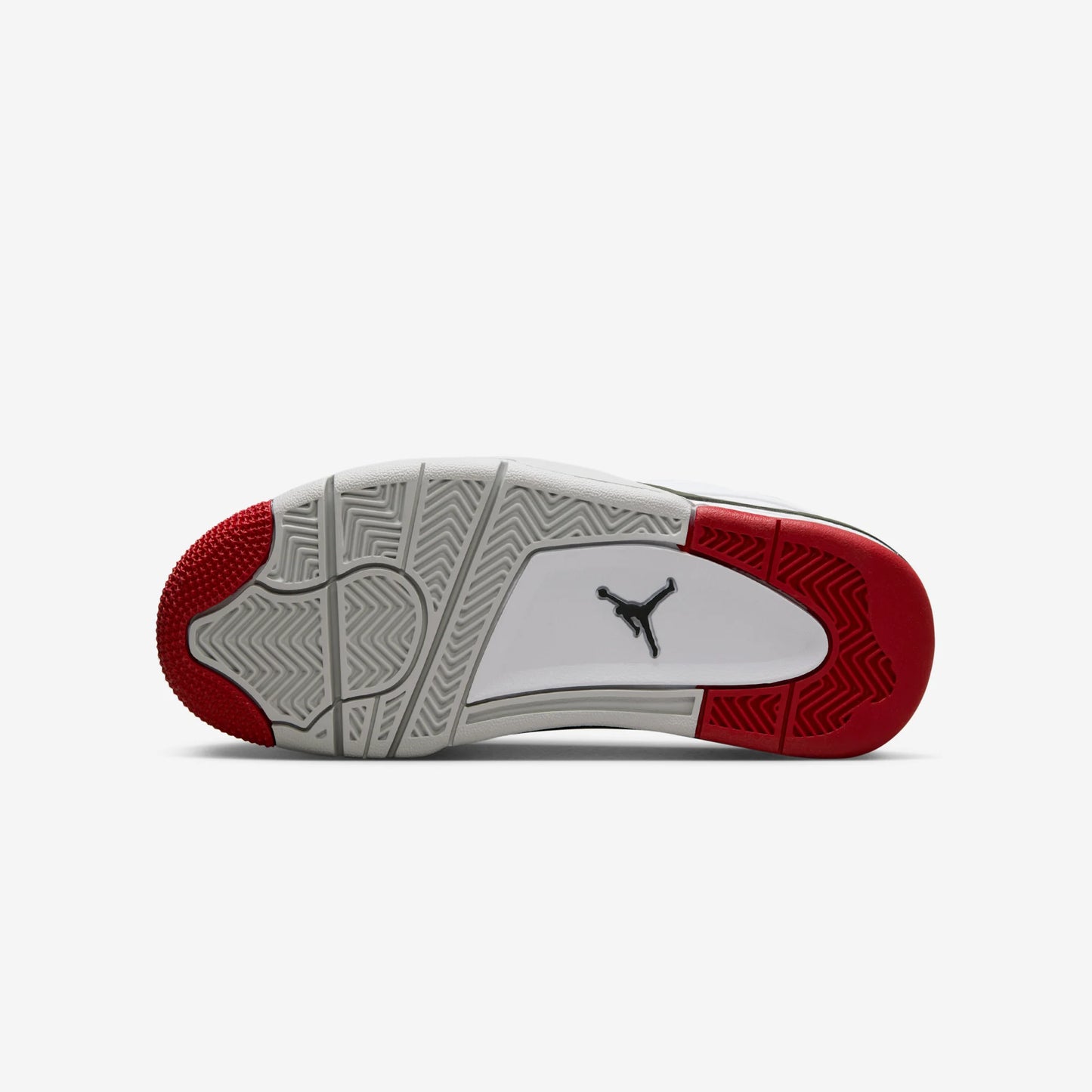 Jordan 4 RM White Black Neutral Grey Varsity Red (GS)