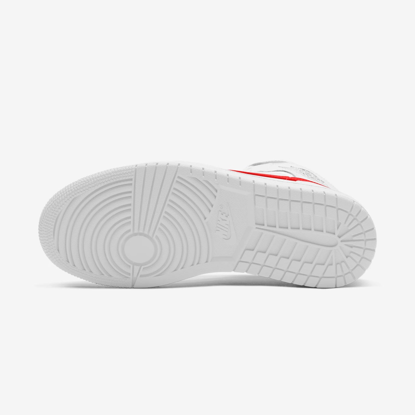 Jordan 1 Mid White University Red (Women's)