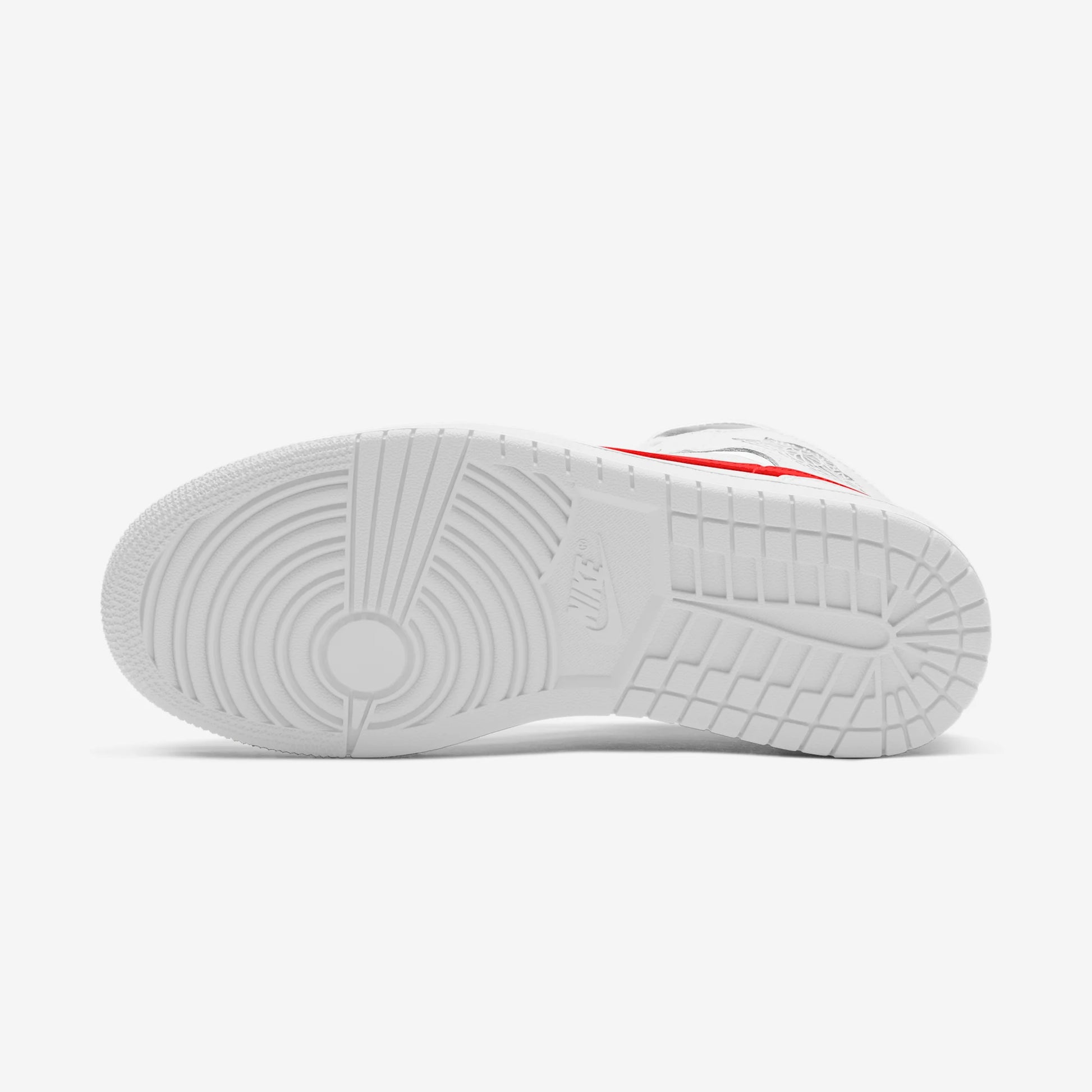 Jordan 1 Mid White University Red (Women's)