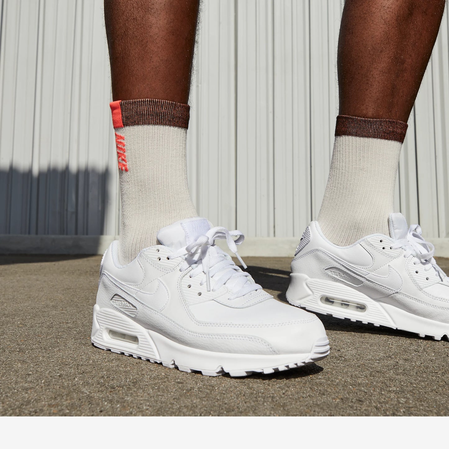 Nike Air Max 90 Leather Triple White