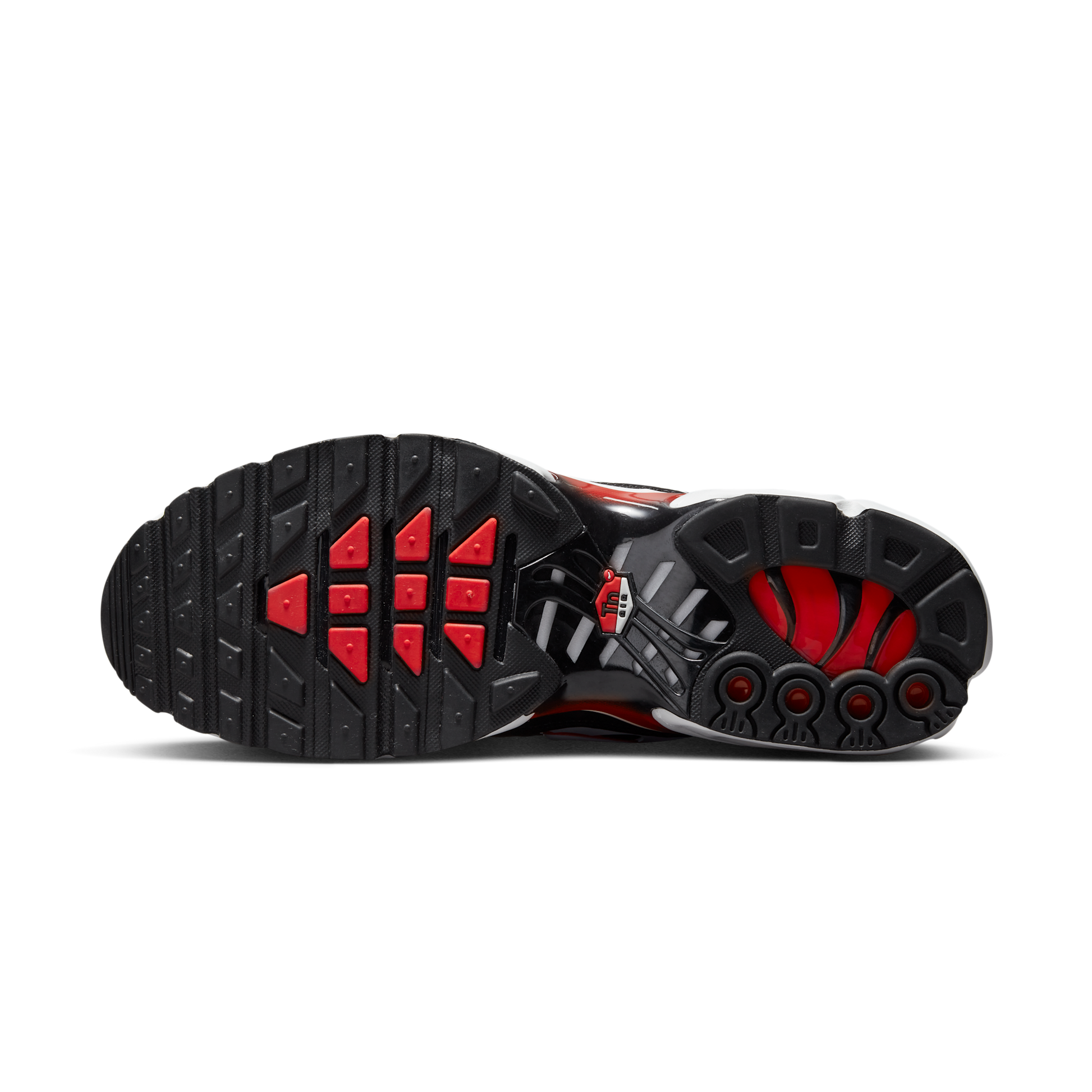 Nike Air Max Plus Black White University Red