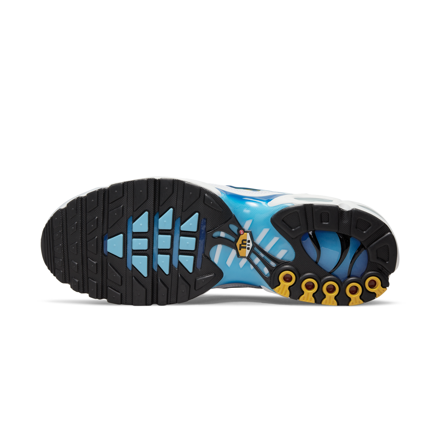 Nike Air Max Plus Spray Paint Swoosh White Blue