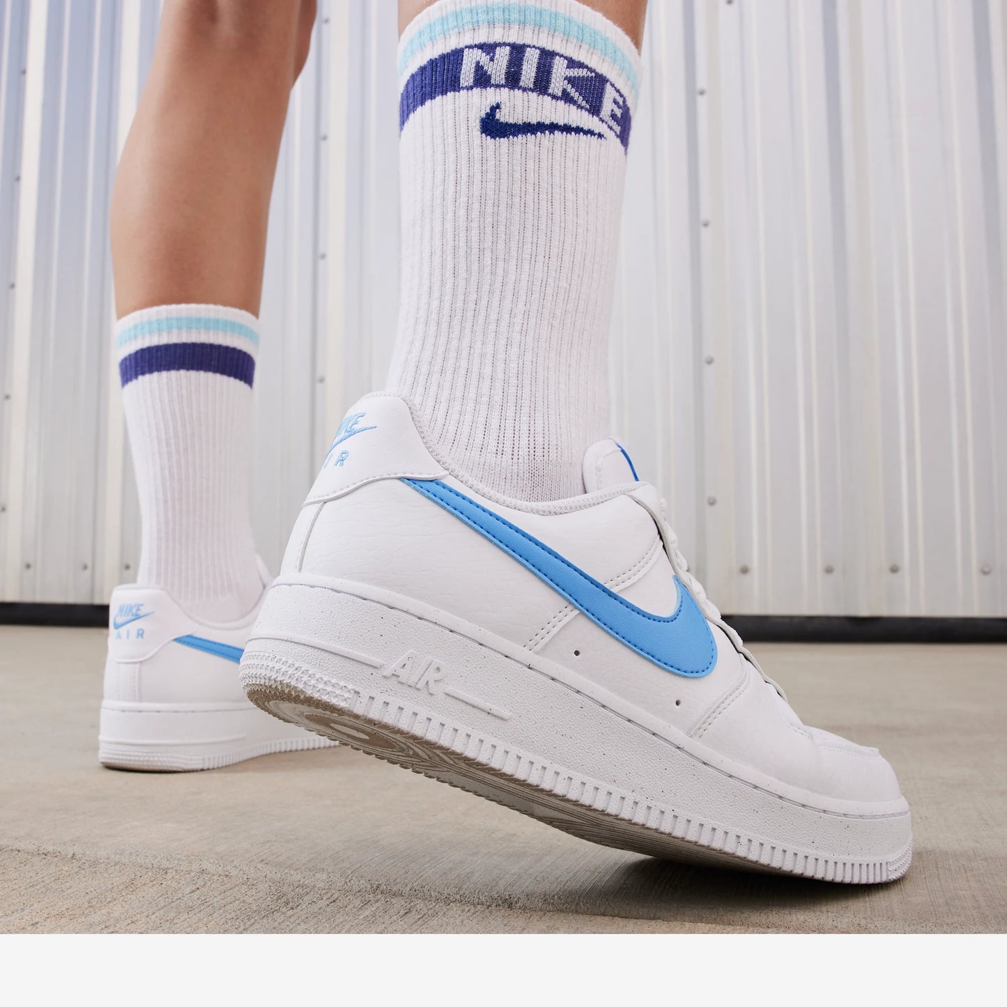Nike Air Force 1 Low '07 White University Blue (Women's)