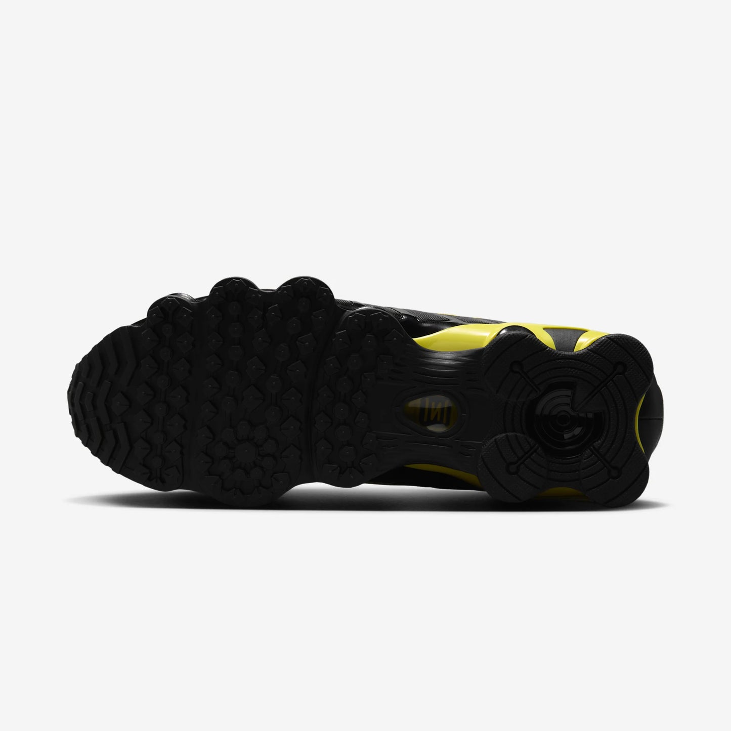 Nike Shox TL Black Dynamic Yellow Metallic Silver