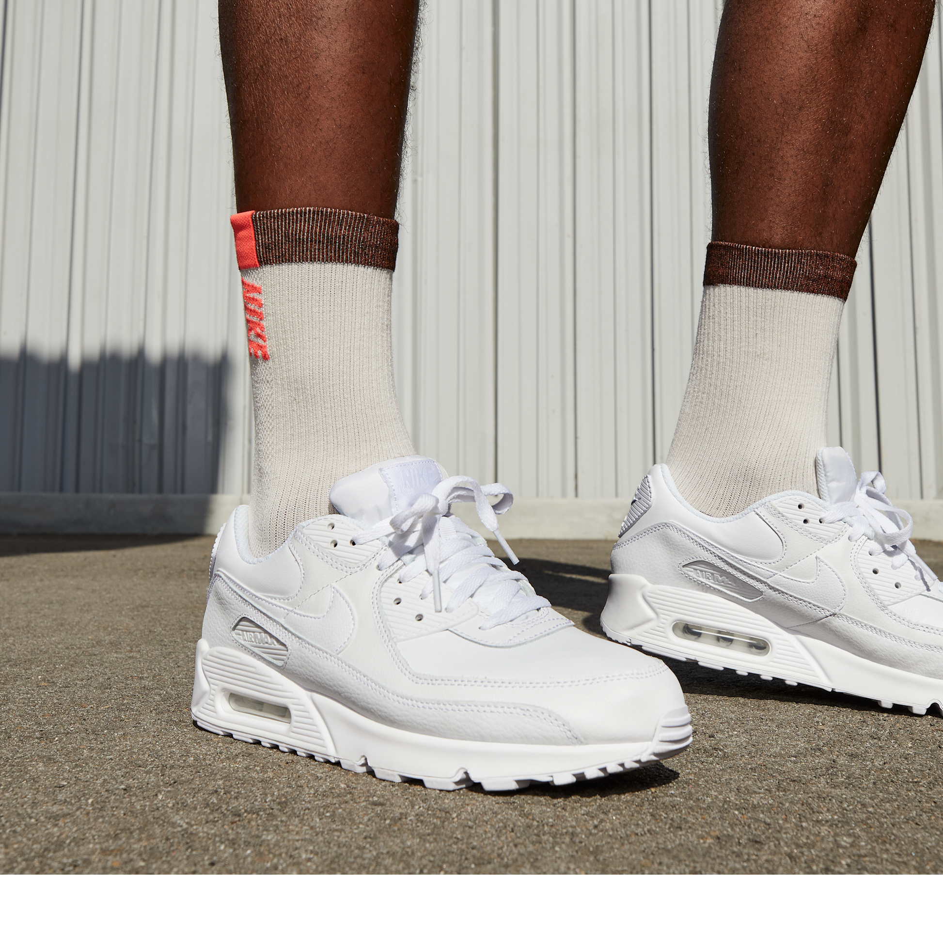 Nike Air Max 90 Leather Triple White