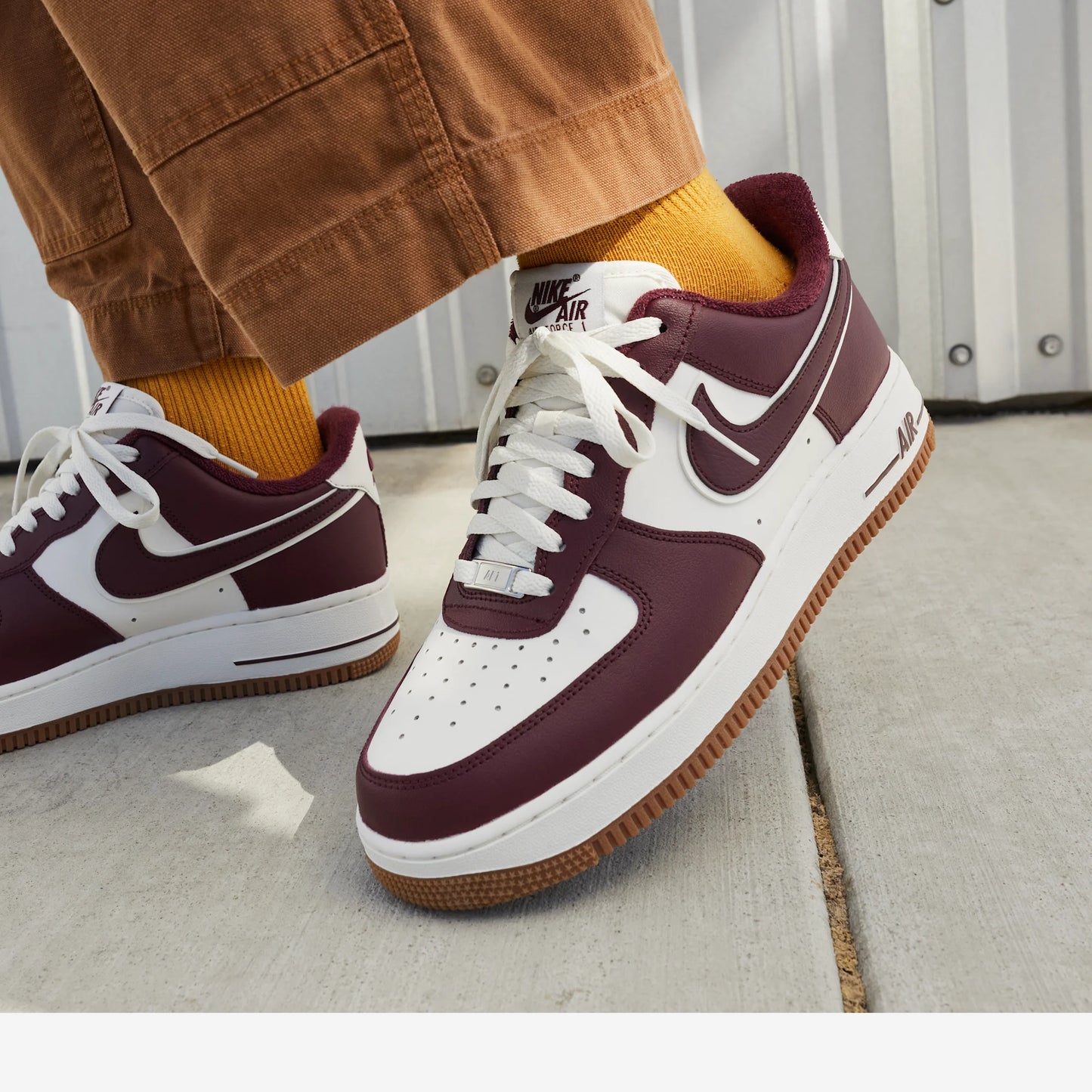 Nike Air Force 1 Low College Pack Night Maroon