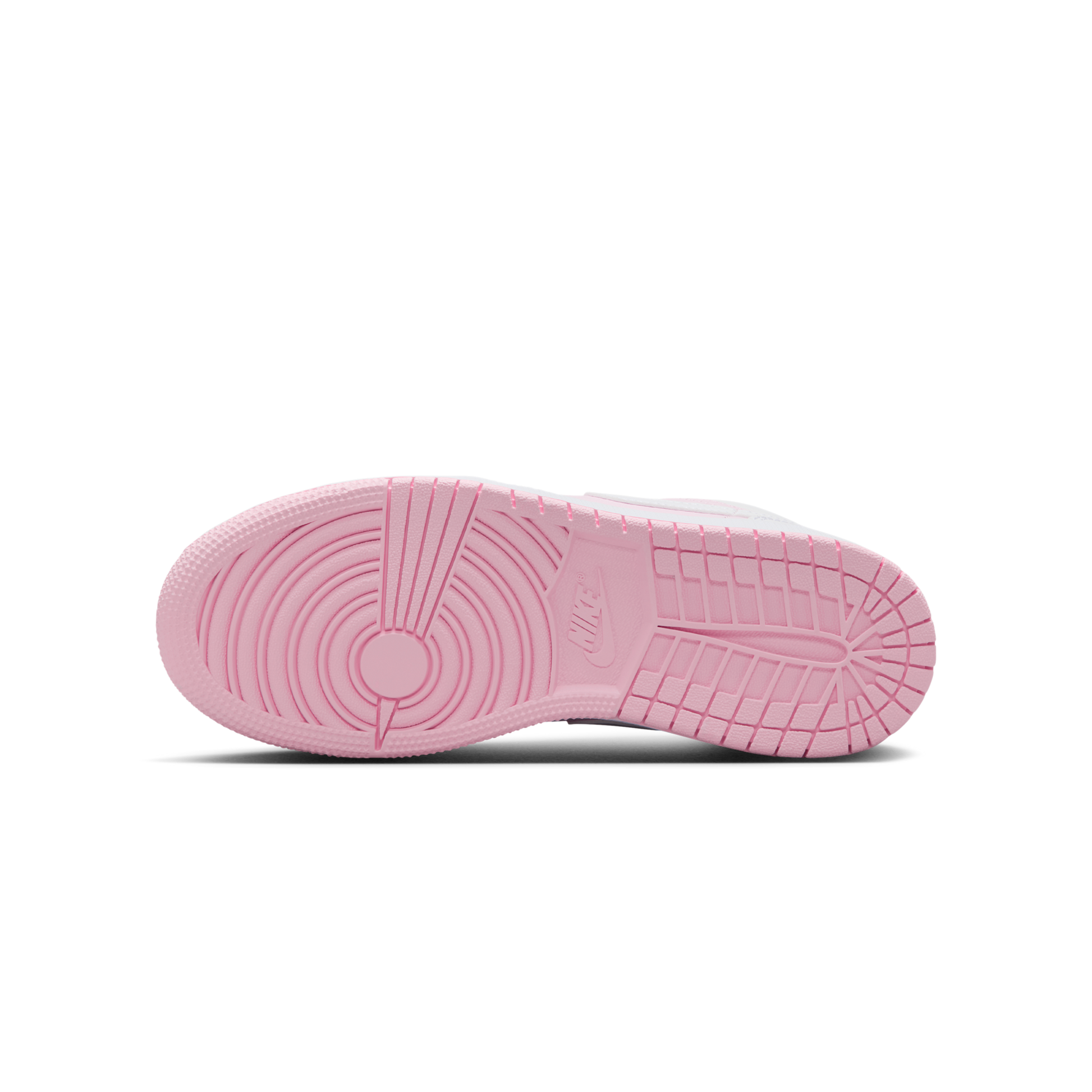 Jordan 1 Low Pink Foam Fire Red White (GS)