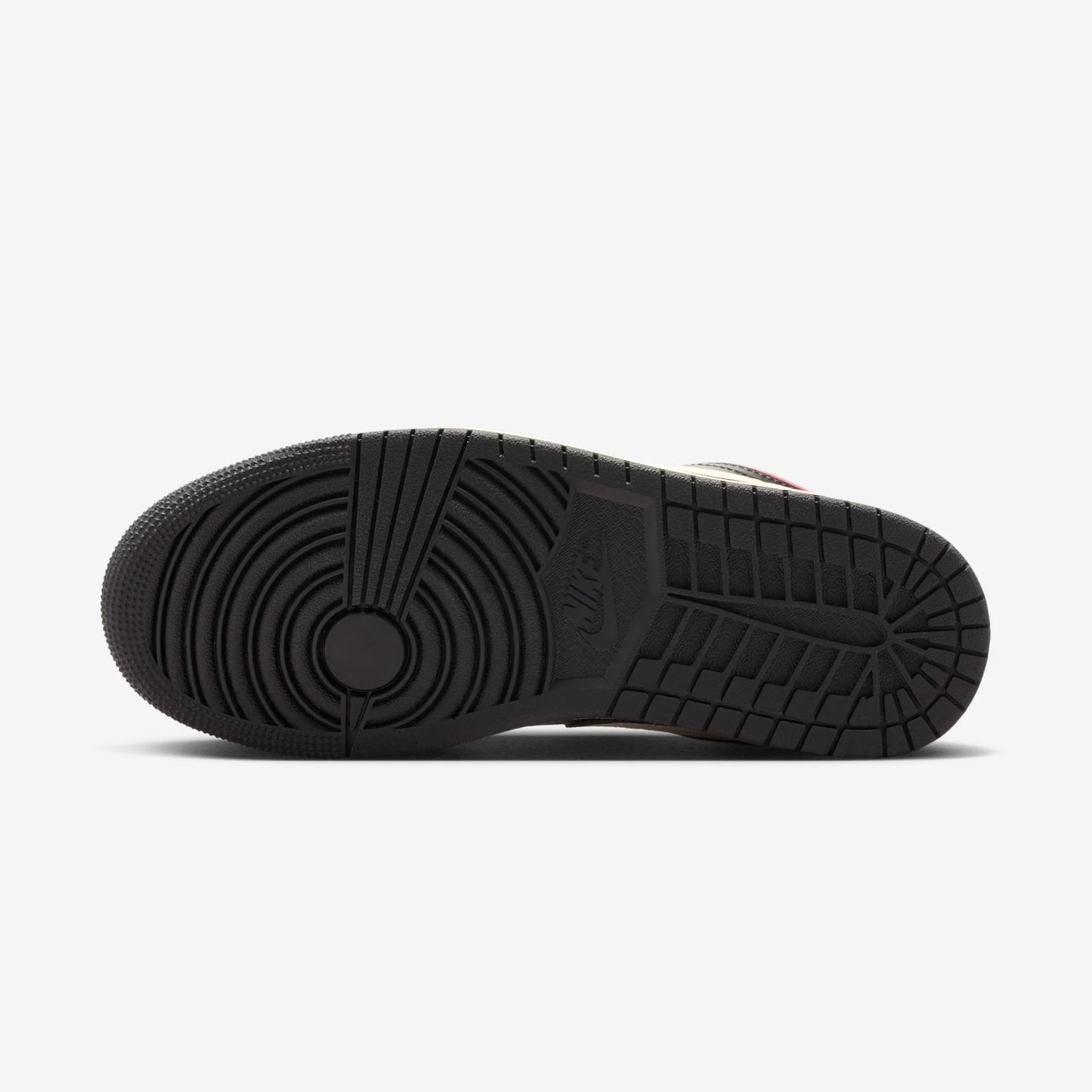 Jordan 1 Low Mystic Hibiscus Black (Women's)