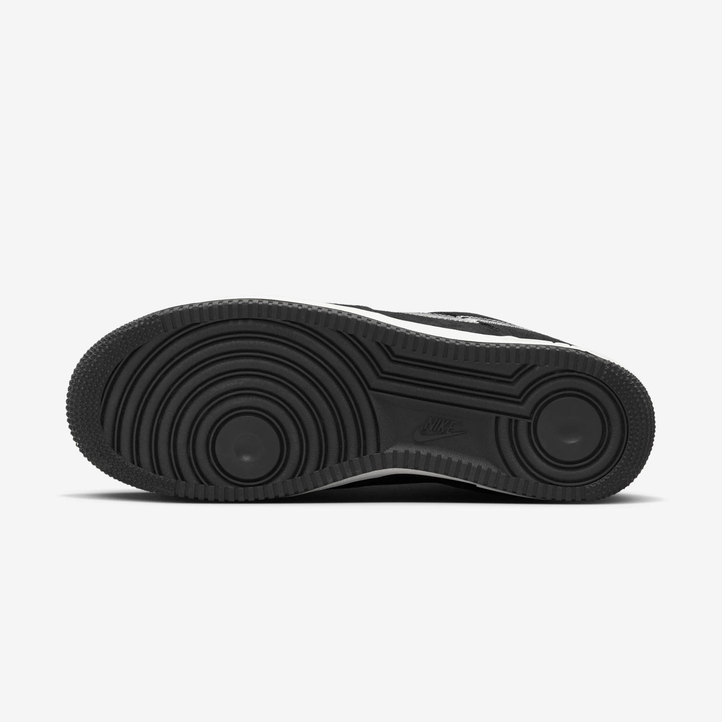 Nike Air Force 1 Low '07 LV8 Black Sail Embroidered Swoosh