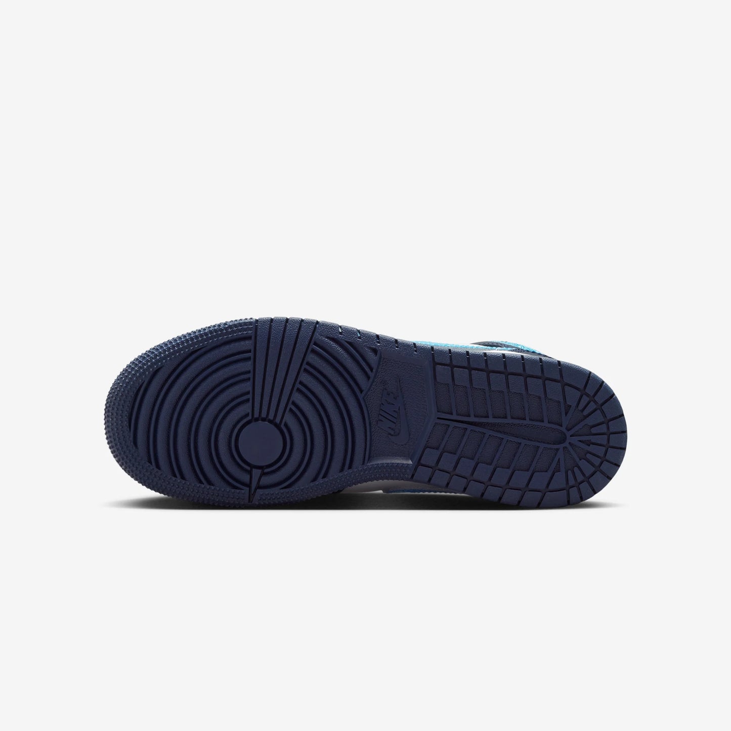 Jordan 1 Mid Obsidian Dark Powder Blue (GS)