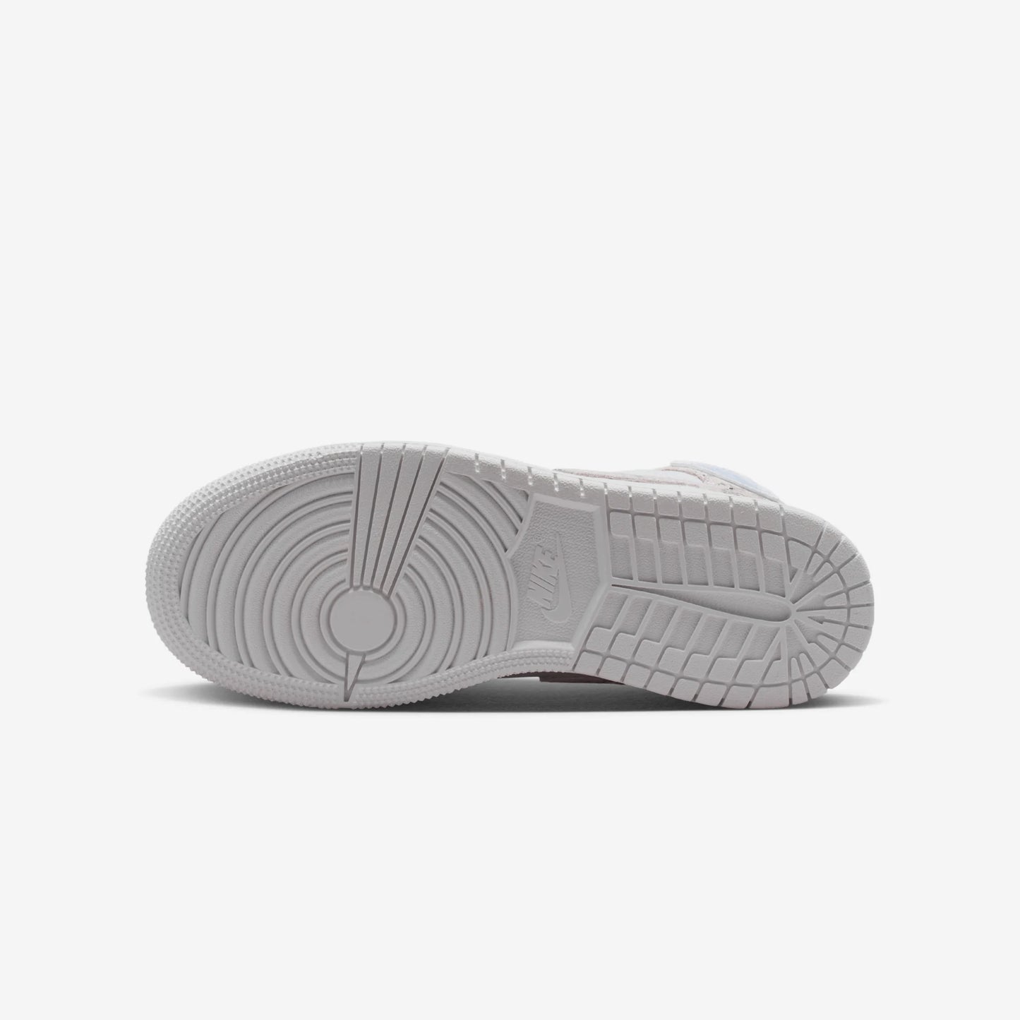 Jordan 1 Mid SE Distressed White Field Silver (GS)