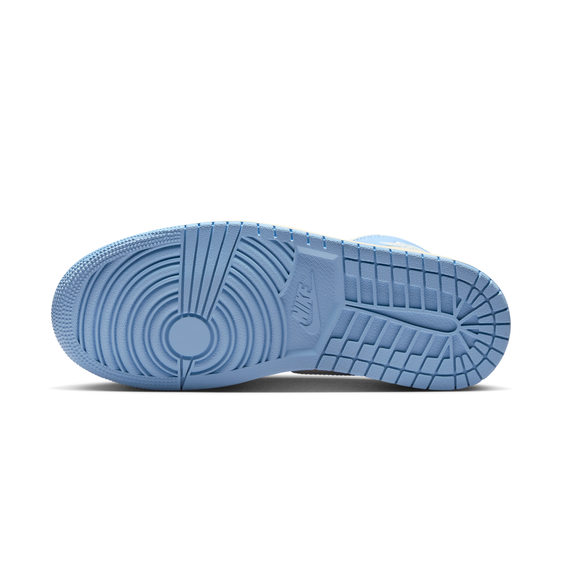 Jordan 1 Mid Psychic Blue Sail Coconut Milk (Women's)