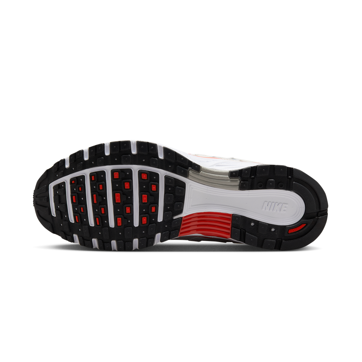 Nike P-6000 White Platinum Tint Black Picante Red (Women's)