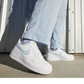 Nike Air Force 1 Low White Light Armory Blue Mini Swoosh (Women's)
