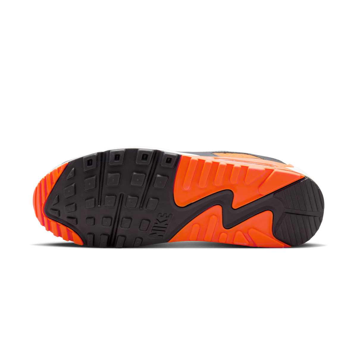 Nike Air Max 90 Summit White Safety Orange Dark Smoke Grey Smoke Grey