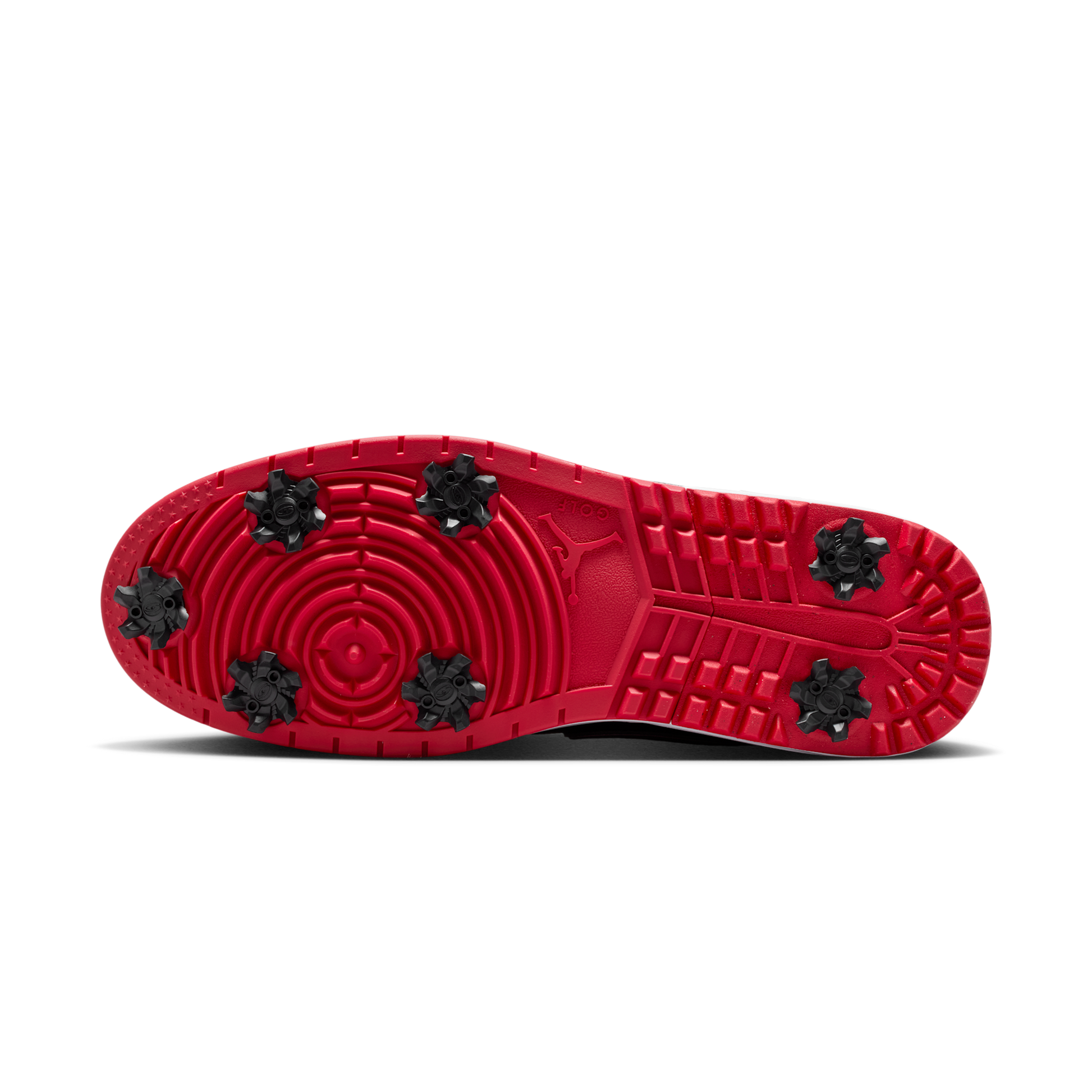 Jordan 1 Low Golf Spiked Bred Black Patent