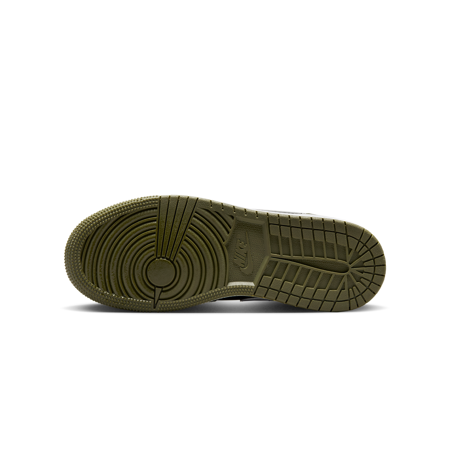 Jordan 1 Mid Black White Olive