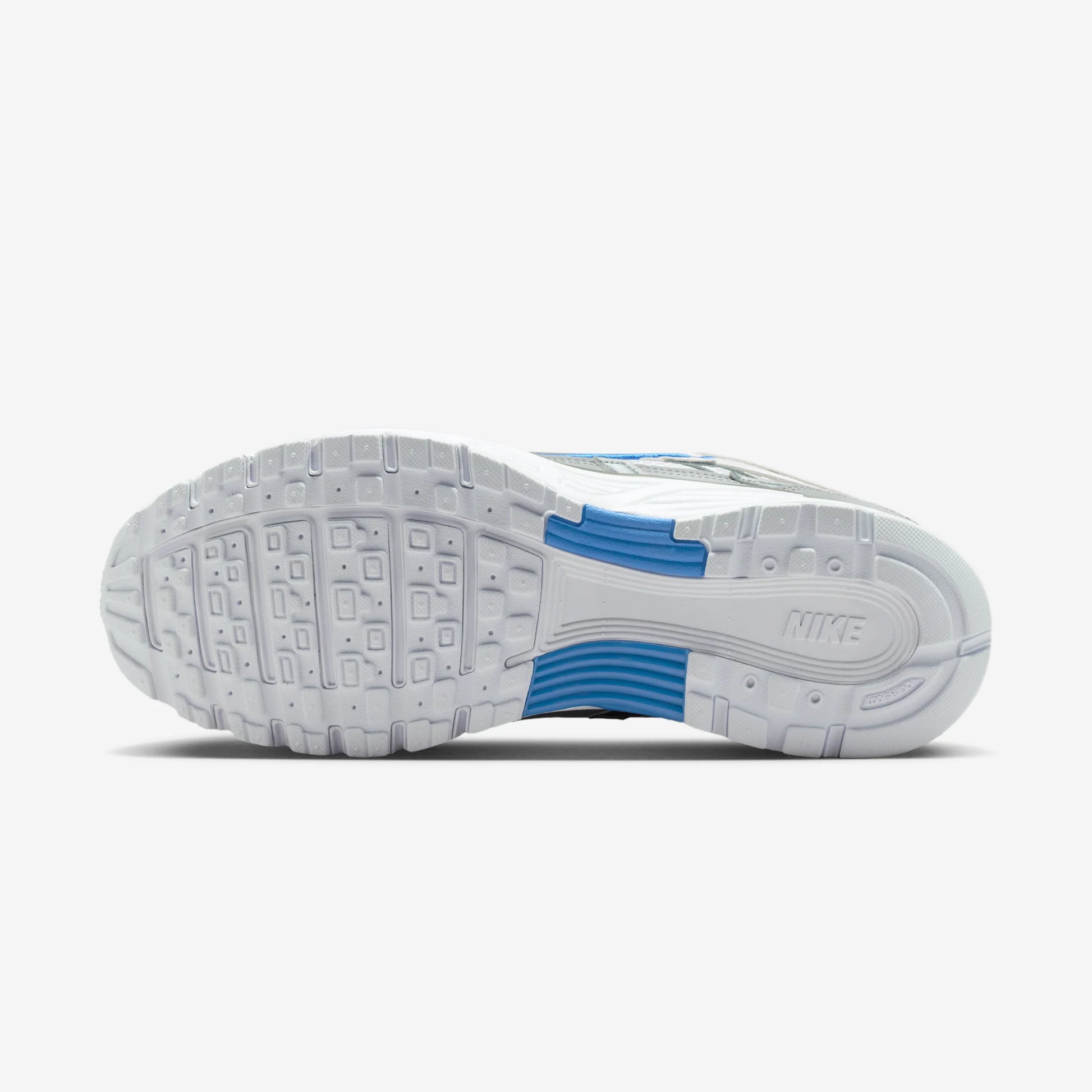 Nike P-6000 White Metallic Silver Blue