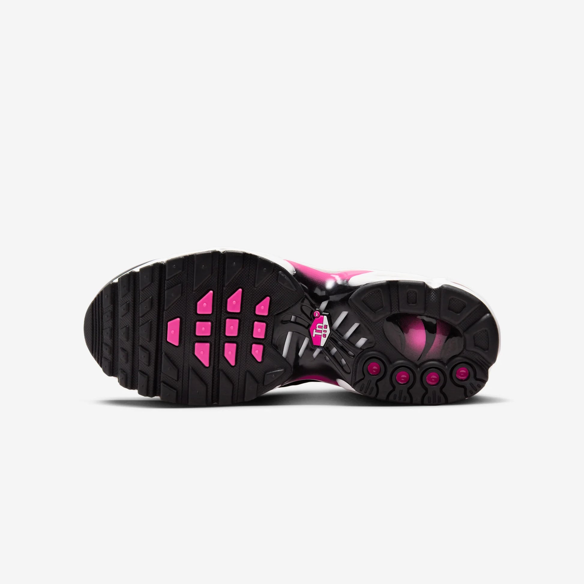 Nike Air Max Plus Black White Laser Fuchsia (GS)