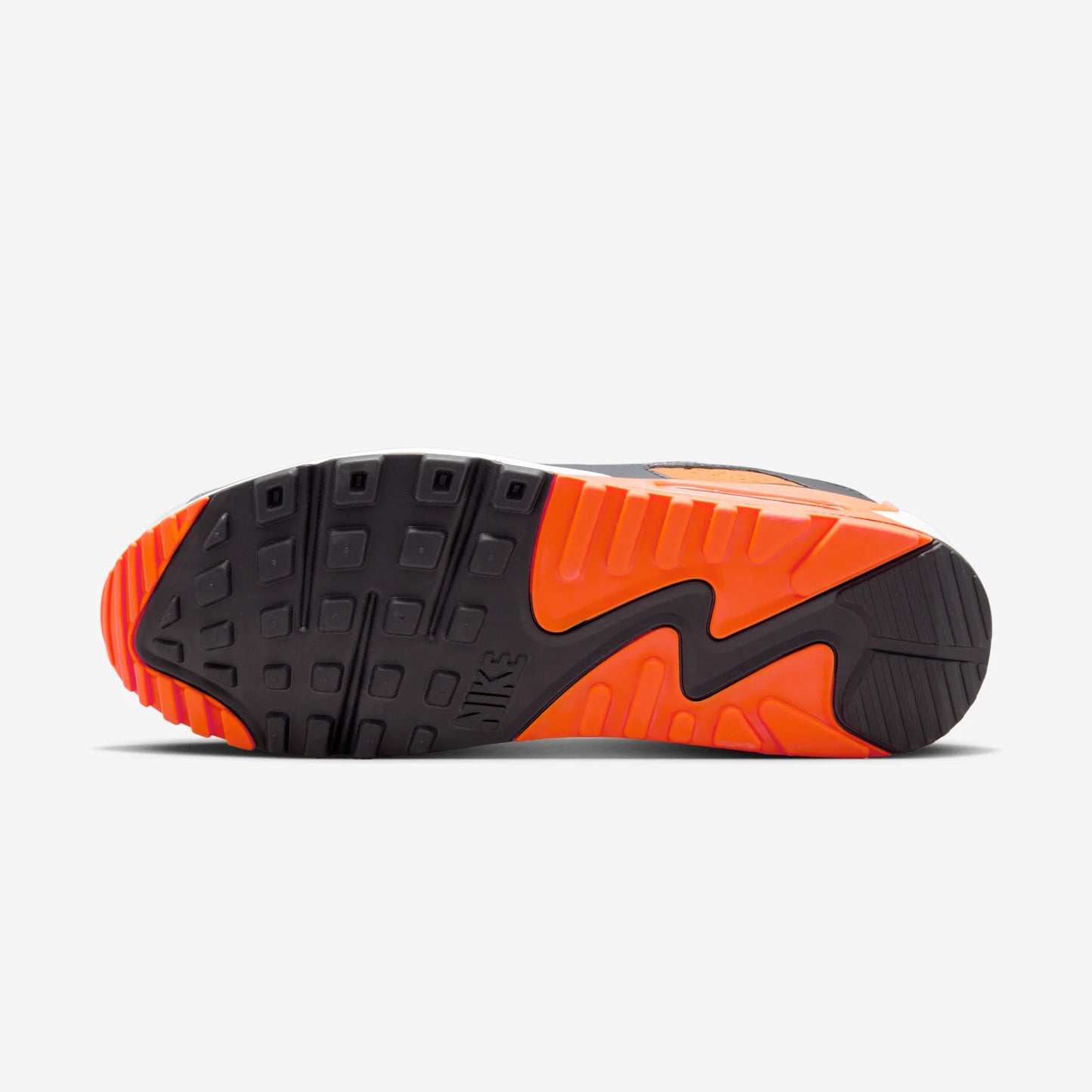 Nike Air Max 90 Summit White Safety Orange Dark Smoke Grey Smoke Grey