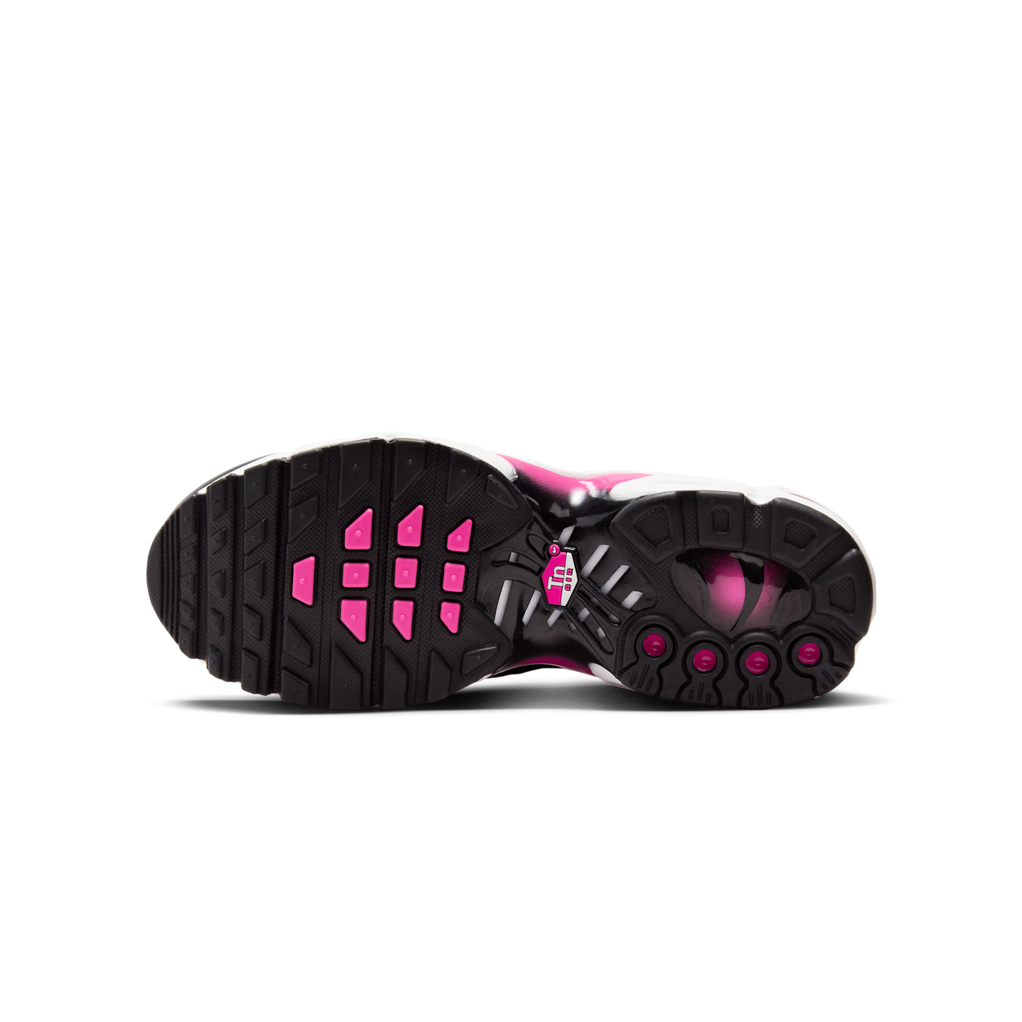 Nike Air Max Plus Black White Laser Fuchsia (GS)
