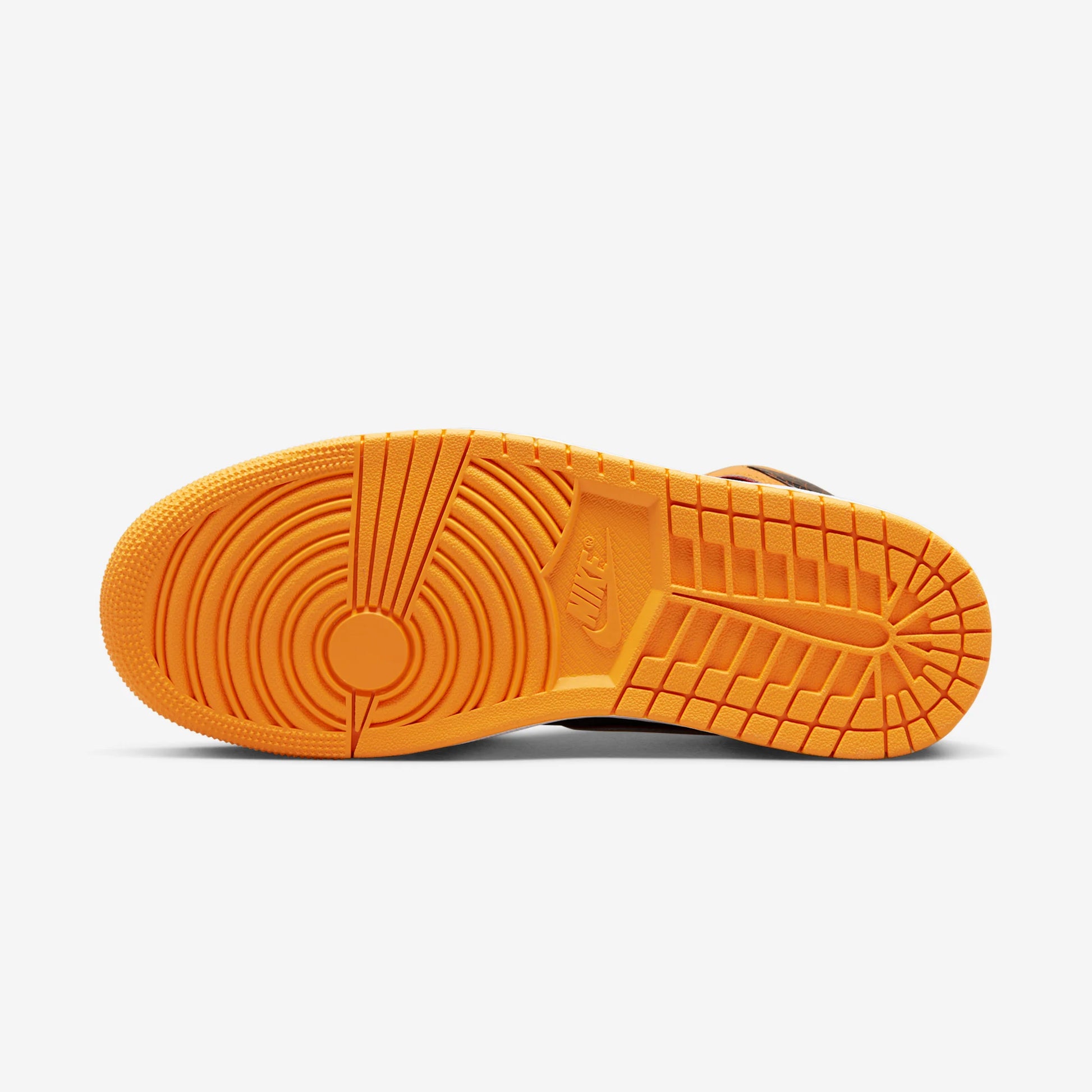 Jordan 1 Mid Fat Tongue Black Orange